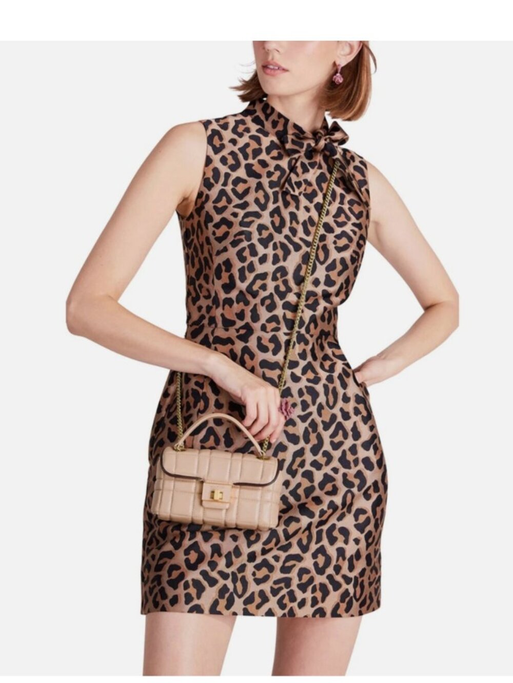 NWT Kate Spade Evelyn Quilted Leather Small - Milk Tea